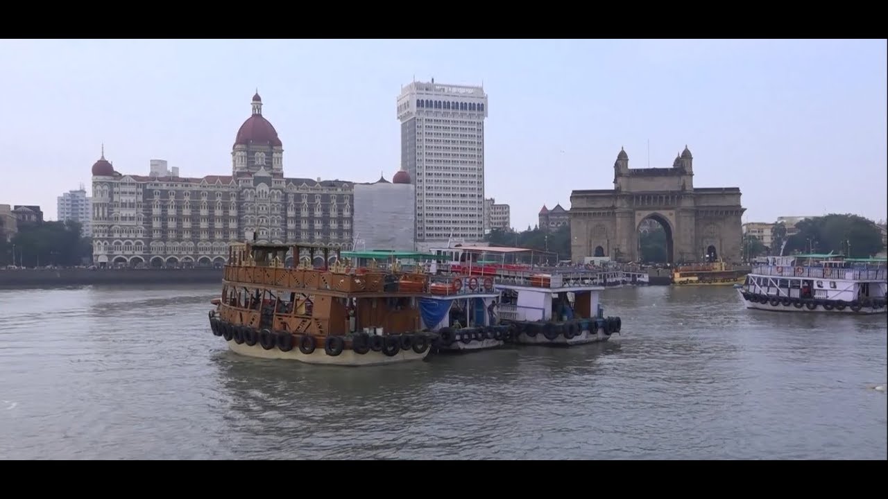 BOAT RIDE - Gateway Of India, Mumbai - Launches, Container Ships, Military Ships & All !!!