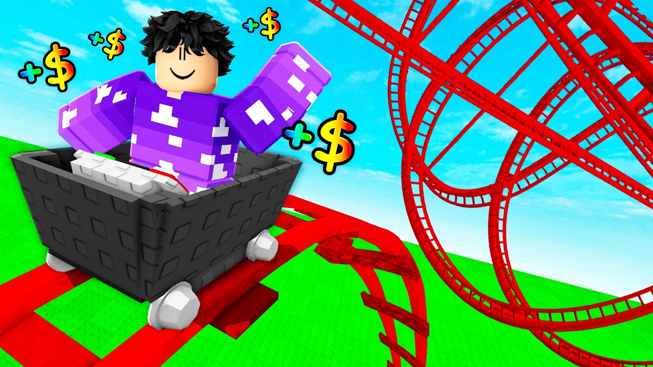 GASTEI ROBUX INFINITO COM A MAIOR MONTANHA RUSSA do ROBLOX