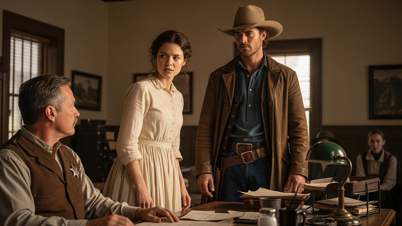 She Challenged The Sheriff To Clear Her Name, The Cowboy Stood Behind Her As A Witness