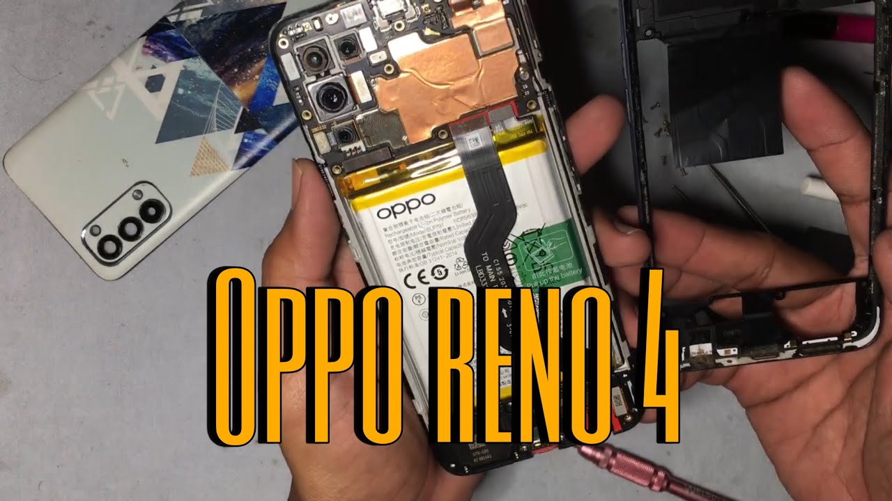 Oppo reno 4 cara ganti lcd dan touchscreen
