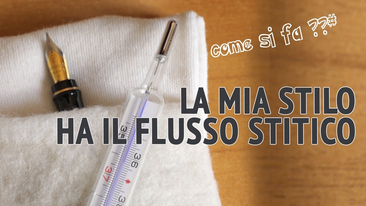 La mia stilografica ha il flusso scarso..come rimediare - tutorial