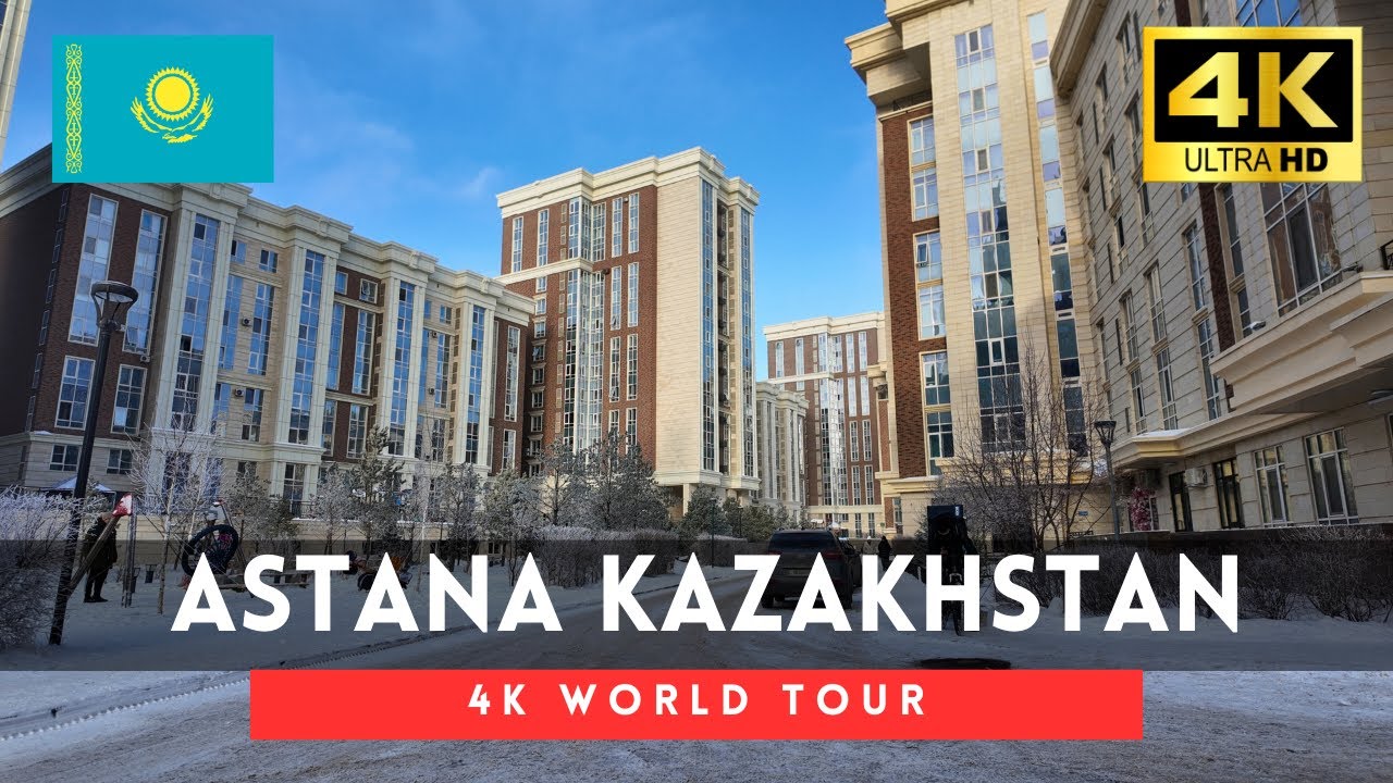 🇰🇿Kazakhstan 4k walk - Astana 4K Downtown Walking Tour｜Nov 2024