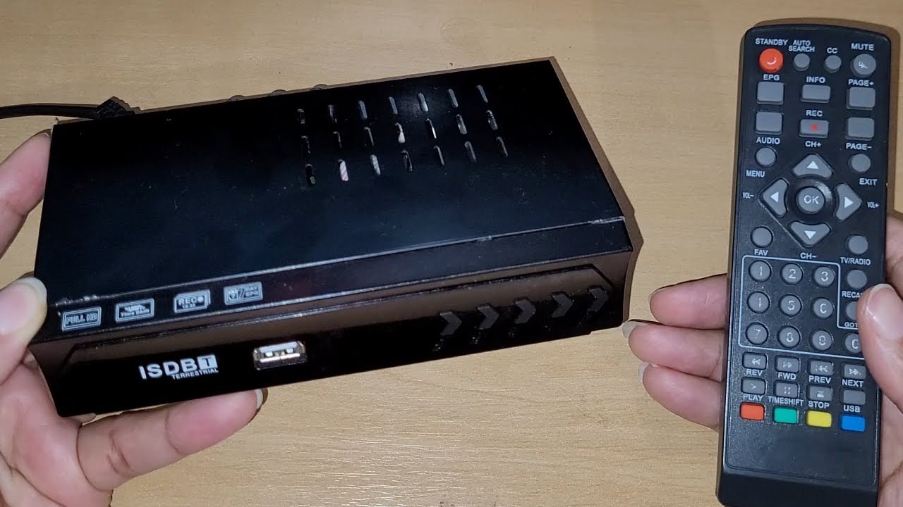 conversor digital isdbt terrestrial veja como instalar na tv