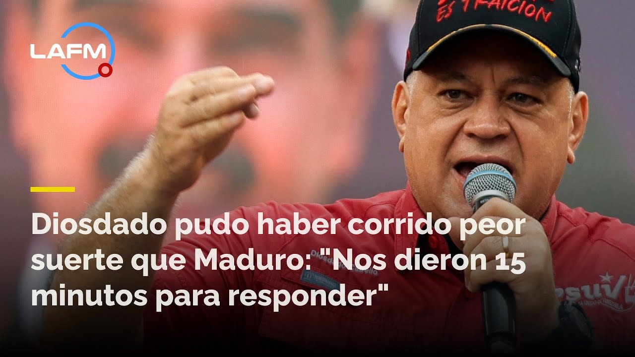 Ultimátum de 15 minutos a Diosdado Cabello y compañía: El audio filtrado confiesa presión de EE. UU.