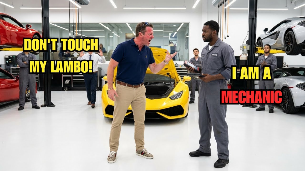 Rich Guy Mocks Black Mechanic for 'Touching' His Lambo—Regrets It 35 Minutes Later