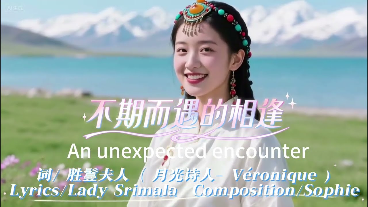 #Original Music#不期而遇的相逢An unexpected encounter原创音乐#华语流行#胜鬘夫人 #诗歌#疗愈歌曲#抖音#Lady Srimala#幸福#月亮湖