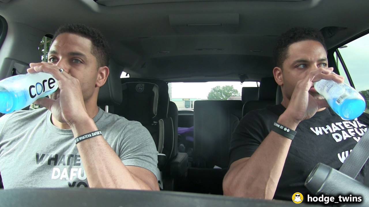 Dude Stuffing His Face | Pre Workout Ritual | Leg Workout | New Wrist Bands | @hodgetwins