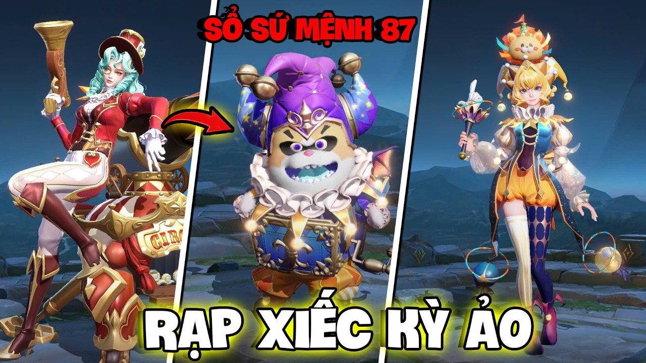 VUX MỘT NGÀY LEO RANK VỚI BIỆT ĐỘI SSM 87 RẠP XIẾC KỲ ẢO LIÊN QUÂN MOBILE