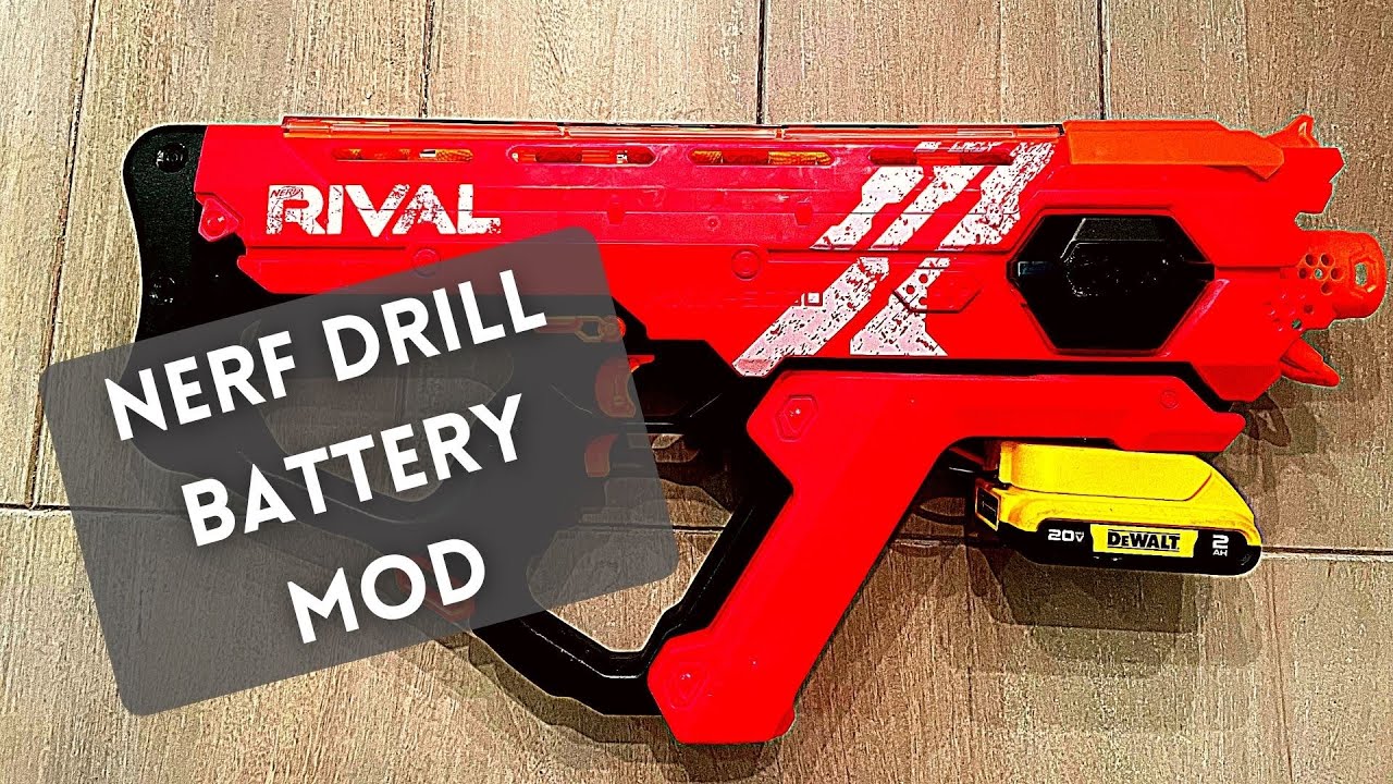 Nerf Drill Battery Mod