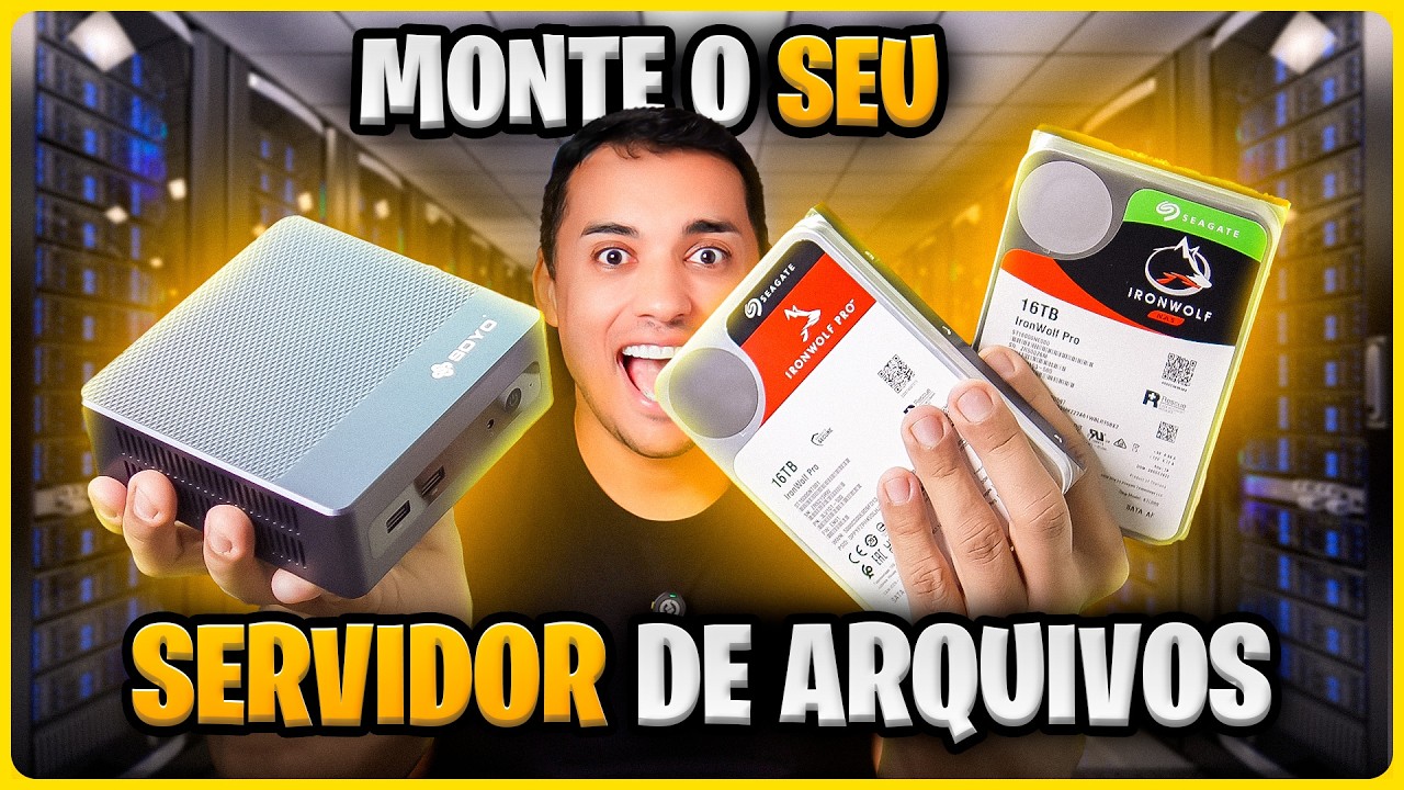 ADEUS Google Drive. Monte o seu SERVIDOR CASEIRO com 32TB e Truenas em 15 minutos