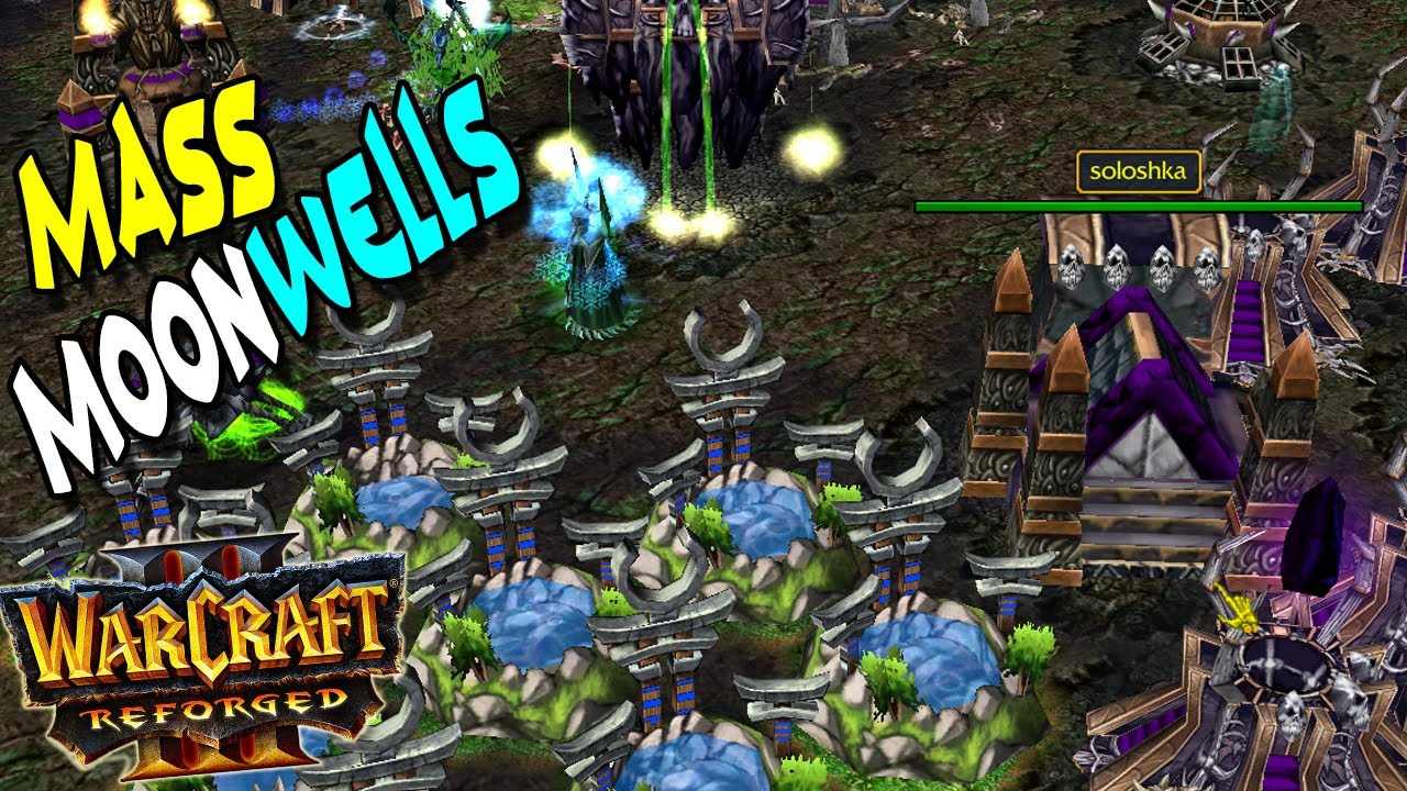 Warcraft 3 Strategy | Mass Moonwells