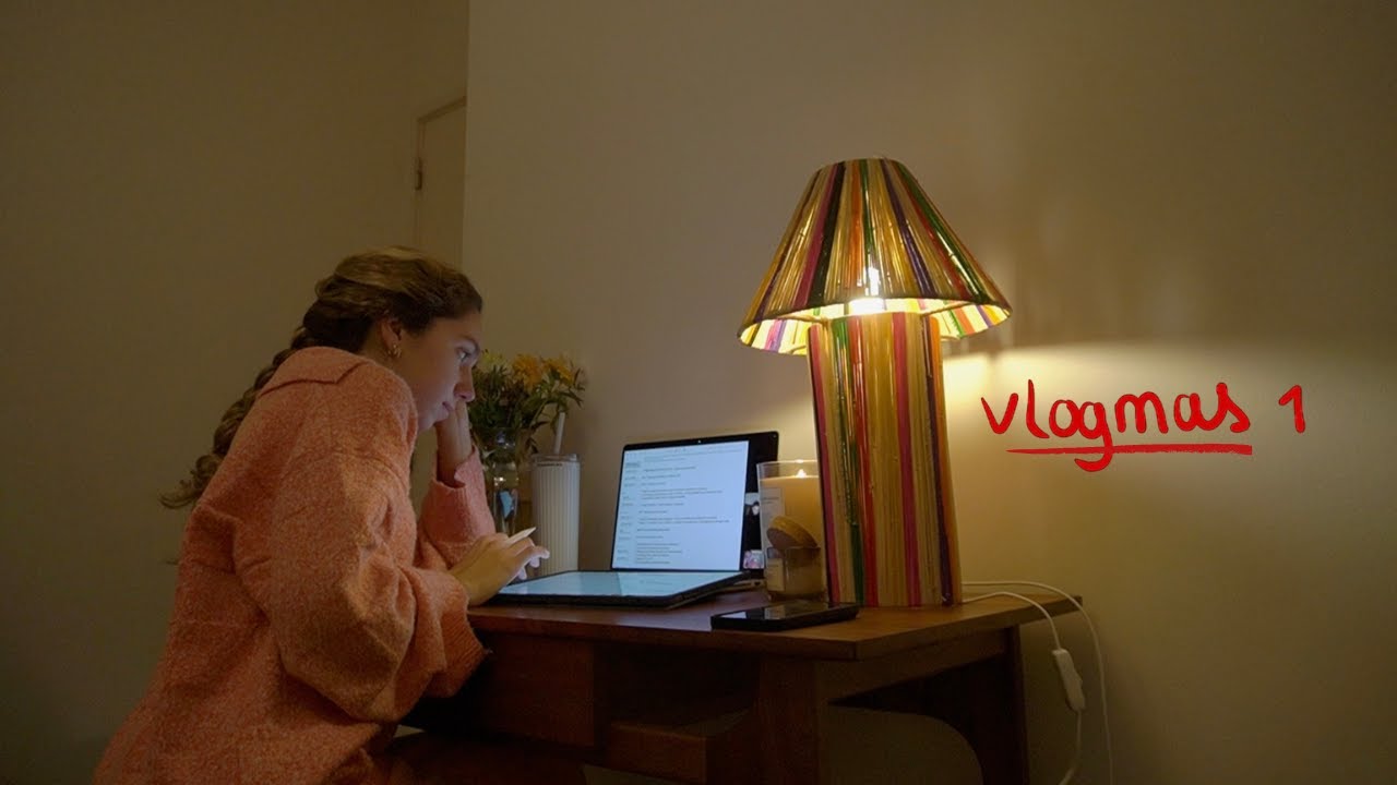 vlogmas 1: feriado calmo em casa e estudar