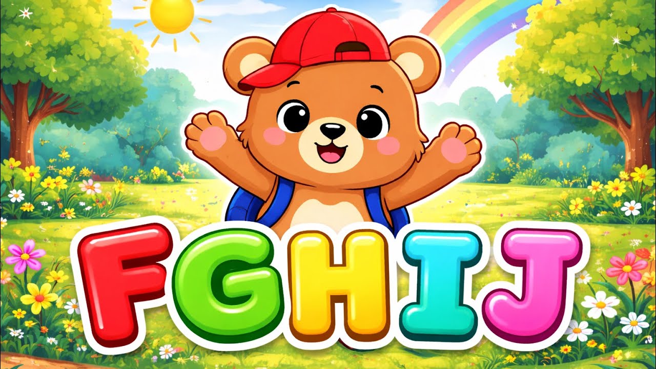 ABC Song F–J with Kimo the Bear 🐻 | Learn Alphabet Letters for Kids