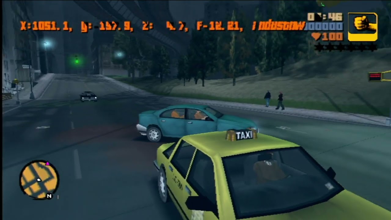 DreamShell ISO Loader - Grand Theft Auto III for Sega Dreamcast (SD card, fog)