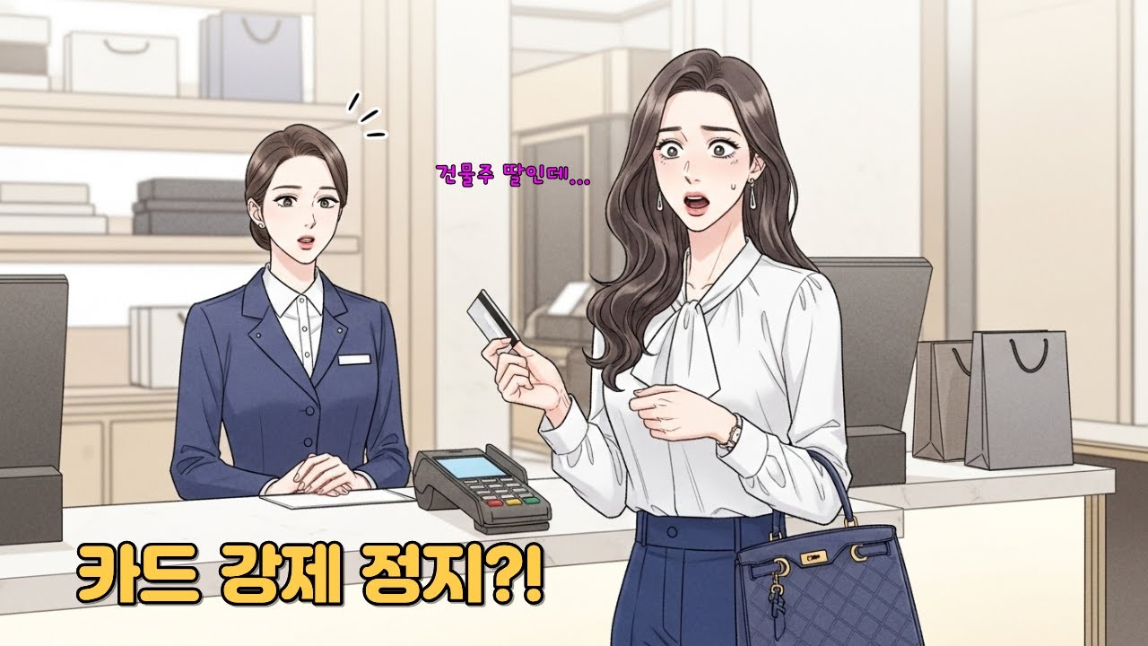 건물주 딸인 제 카드를 남편이 강제로 끊었습니다. 그런데 1년 후 알게 된 충격적인 진실...