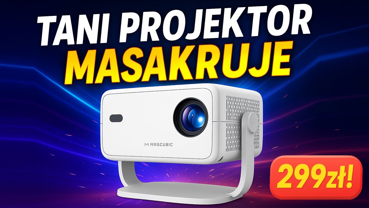 Projektor za mniej niż 300 zł LEPSZY niż droższe modele?! Magcubic L018 RECENZJA LowcyChin.pl