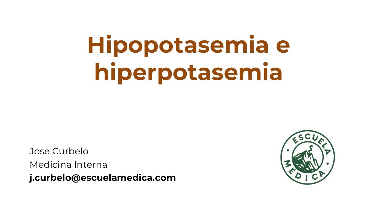 Potasio. Hipopotasemia. Hiperpotasemia. Nefrolog&iacute;a