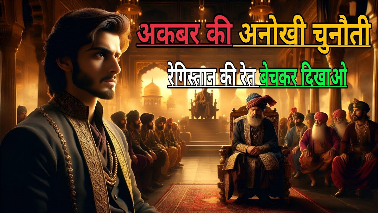 अकबर ने दी बीरबल को चुनौती की रेगिस्तान की रेत बेचकर दिखाओ | akbar birbal majedaar kahani | viral |