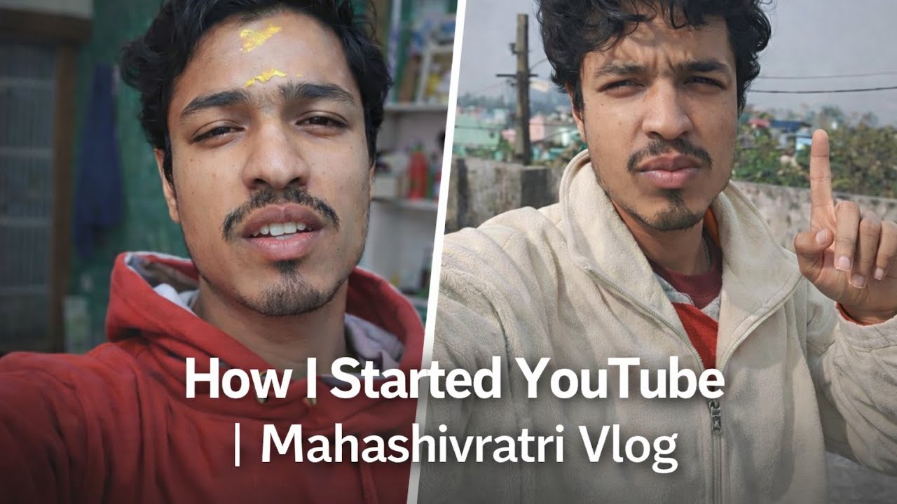 How I Started YouTube | Mahashivratri Vlog | Day 29 #dehradun #dehradunvlog #aniket 