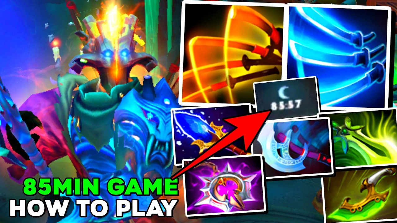 How to Play 85MIN GAME [ JUGGERNAUT ] NO Mercy On Enemies Max Agility Crit Slash Build - Dota 2