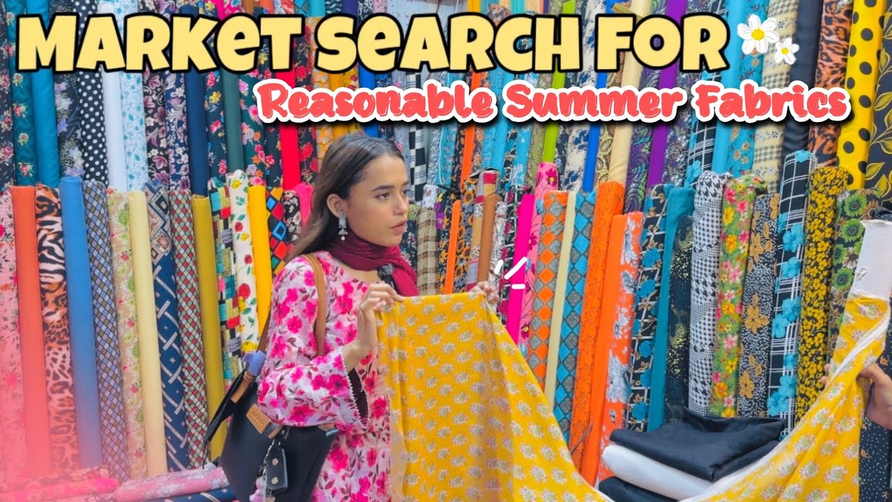 Spent 10k on Summer Lawn at Local Market 🛍️ // printed lawn, branded fabric, and cut pieces