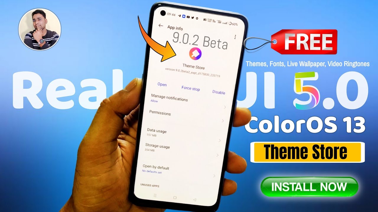 Realme UI 4.0 Theme Store APK | ColorOS 13 Theme Store for Old Device | Atul Tech Bazaar