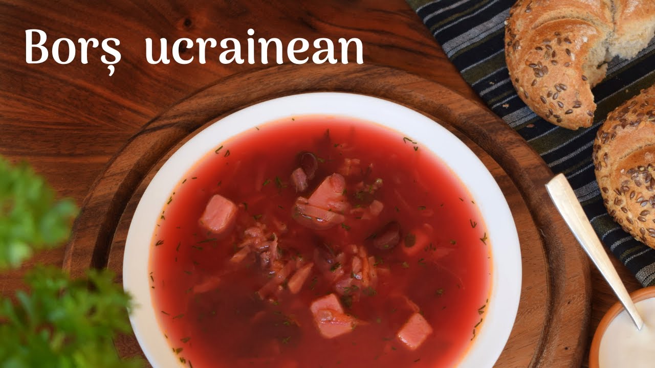 Borș Ucrainean ■ Ukrainian Borscht Beet Soup ■Vegan ASMR
