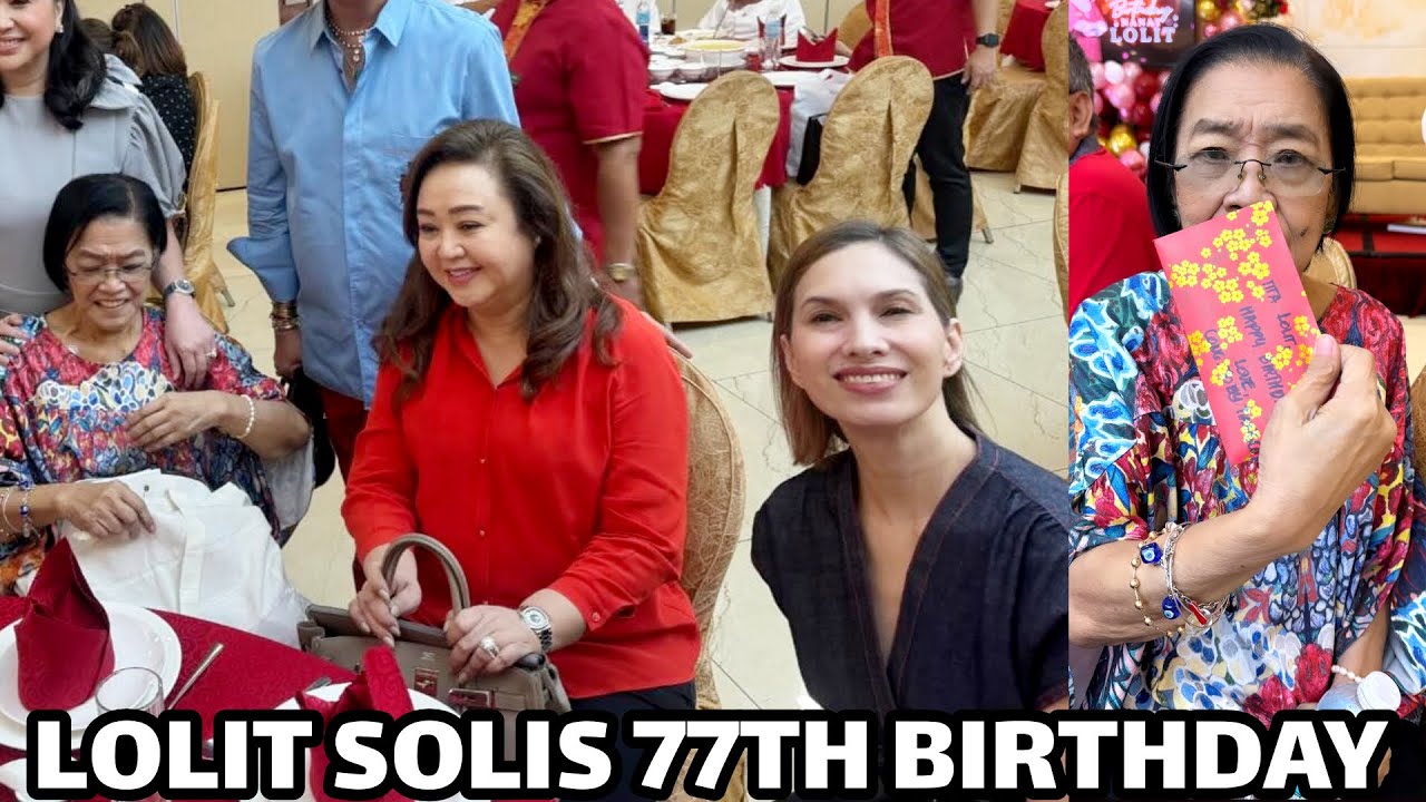 WOW! LOLIT SOLIS NAKATANGGAP NG MAMAHALING REGALO KAY ALICE EDUARDO AT NANETTE MEDVED