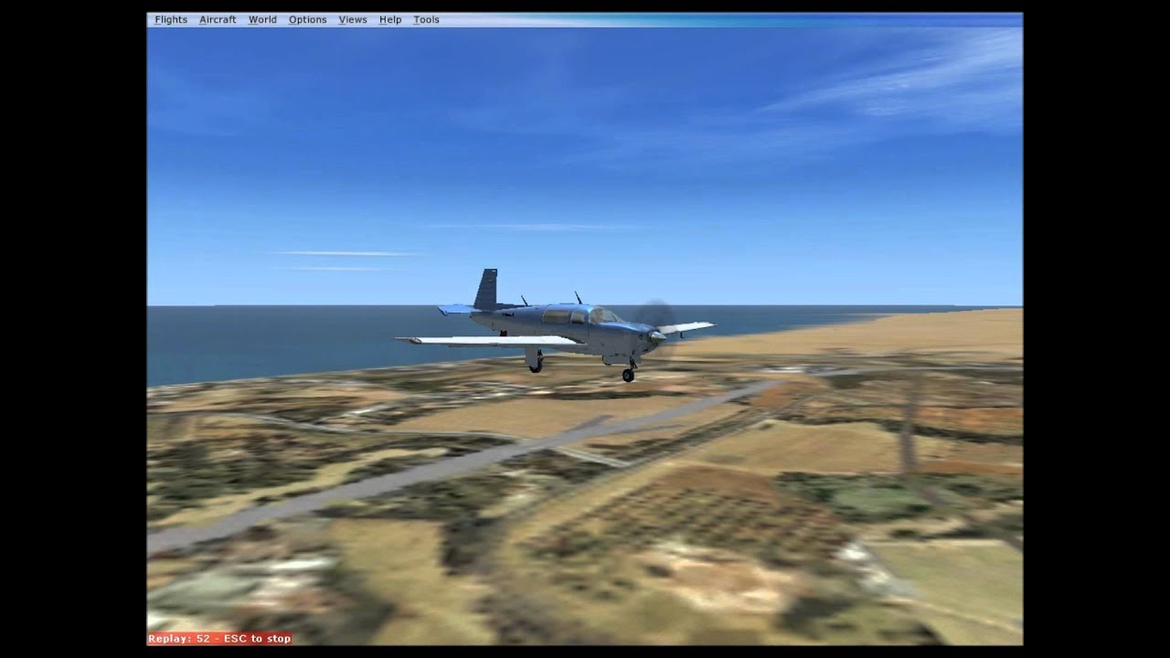 Mooney Bravo Landing at Malaga Airport (AGP/LEMG)