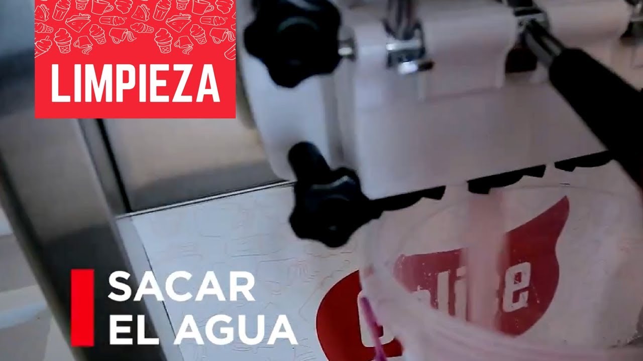 Máquina para hacer helados - 04 LIMPIEZA DE LA MAQUINA DE HELADO SUAVE GELICE