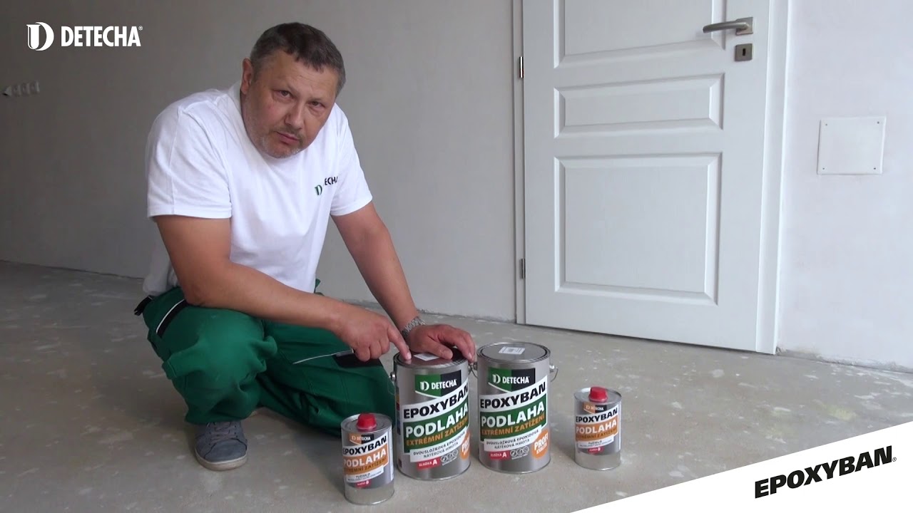 DETECHA Epoxyban – epoxidová podlaha garáže – návod