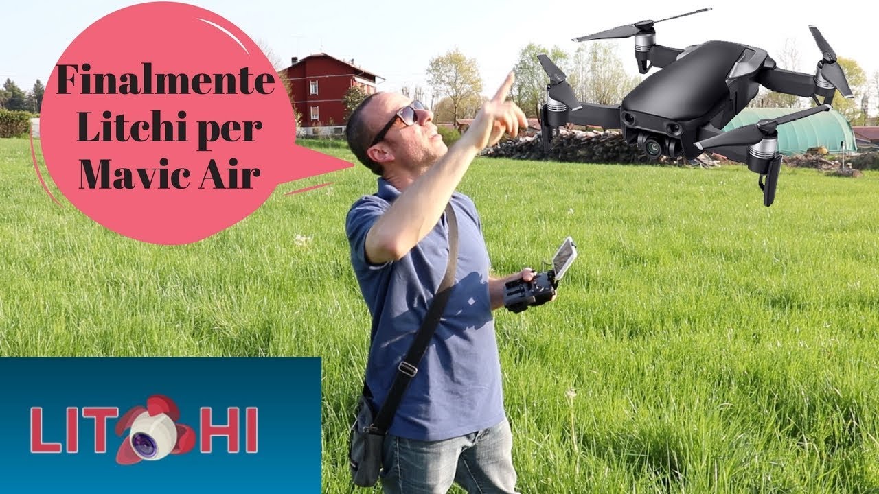 MAVIC AIR PRO PHANTOM SPARK LITCHI PROVA ITA!!!