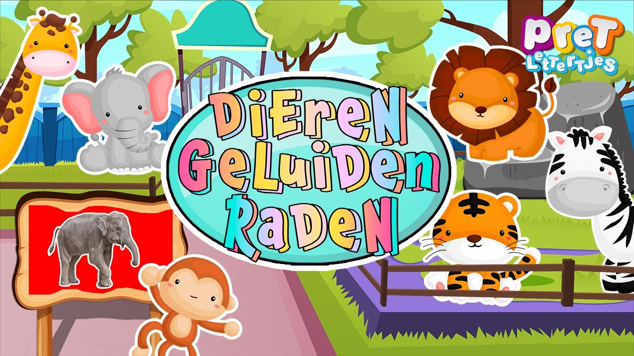Dierengeluiden voor Peuters nr.3 Welk dier hoort bij welk geluid? dieren filmpjes jungle dieren