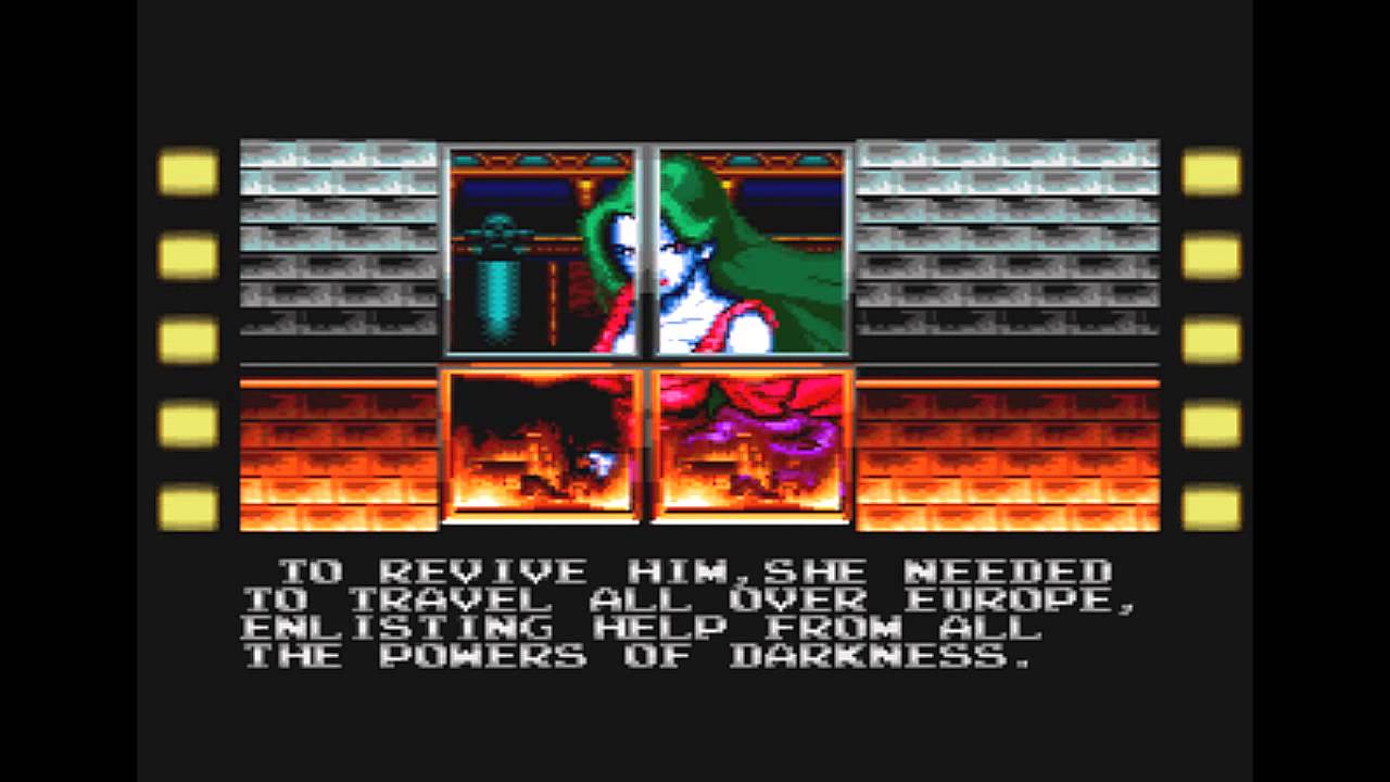 Vampire Killer (Sega Mega Drive) - (Opening & Demo Loop)