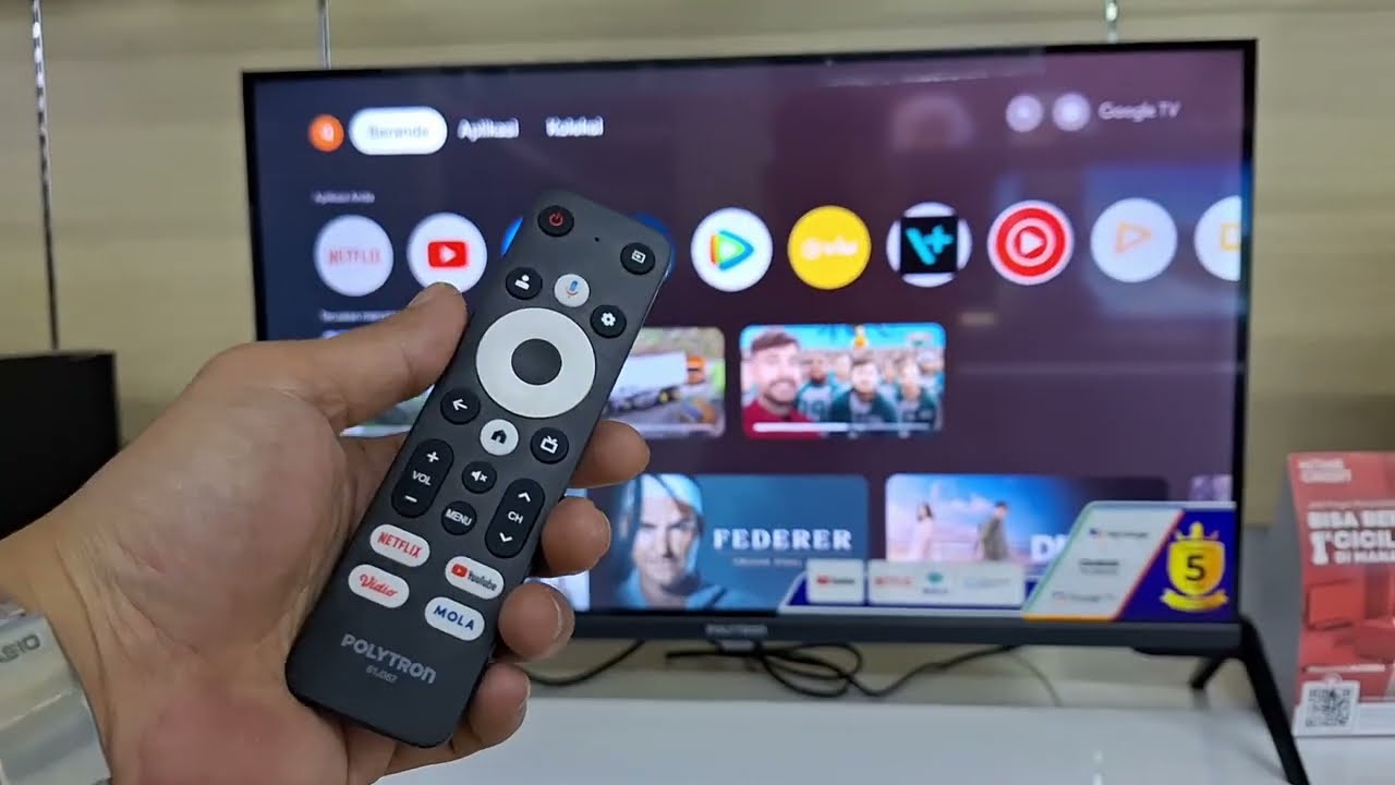 Cara Aktifkan Google Voice Di Google TV Polytron PLD 32RG9059
