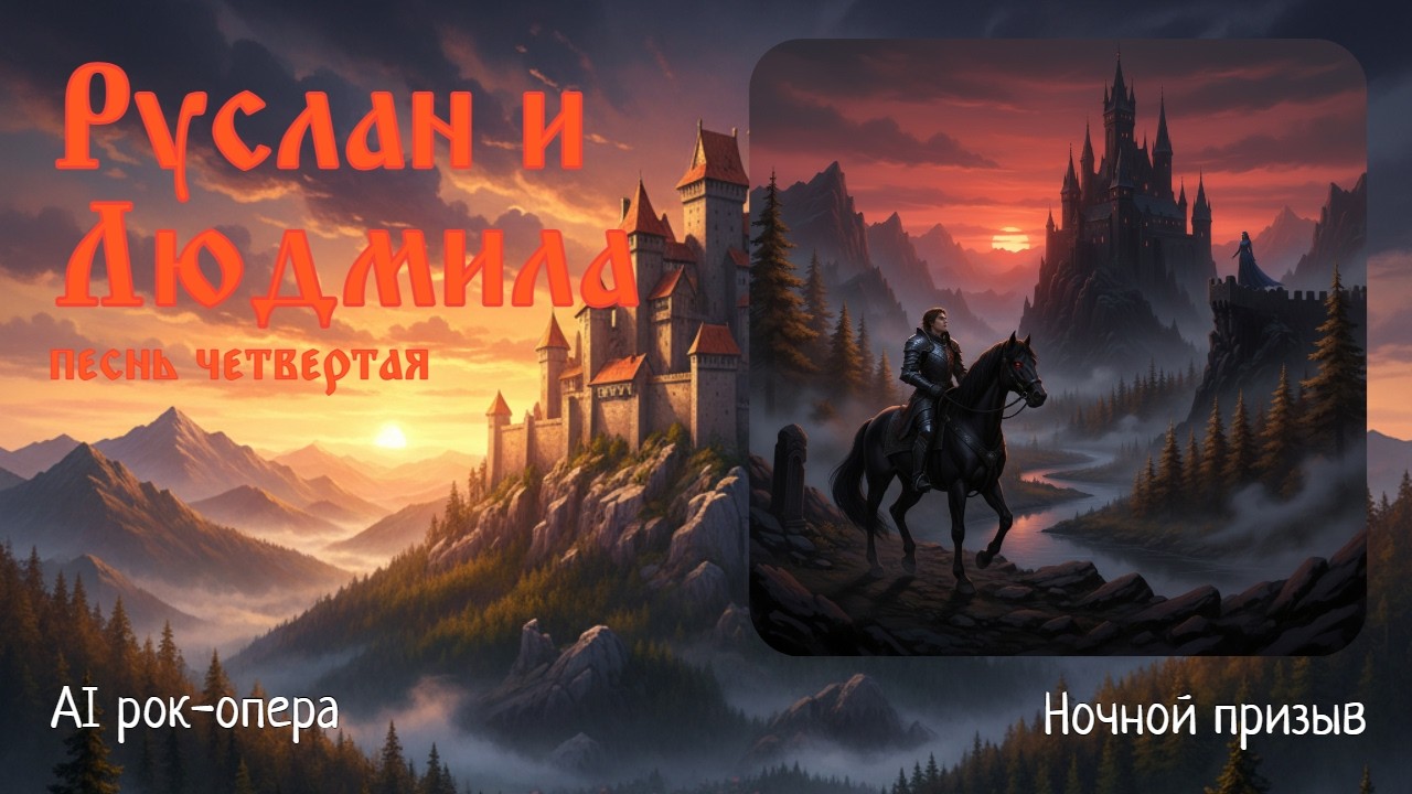 Пушкин — Руслан и Людмила | Ночной призыв | Metal AI Cover | #42