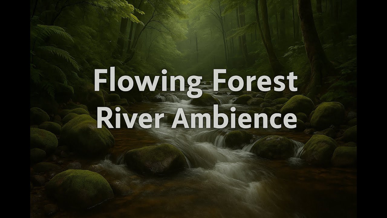 Relax to the calming sound of a forest river — perfect for sleep, focus, or meditation.