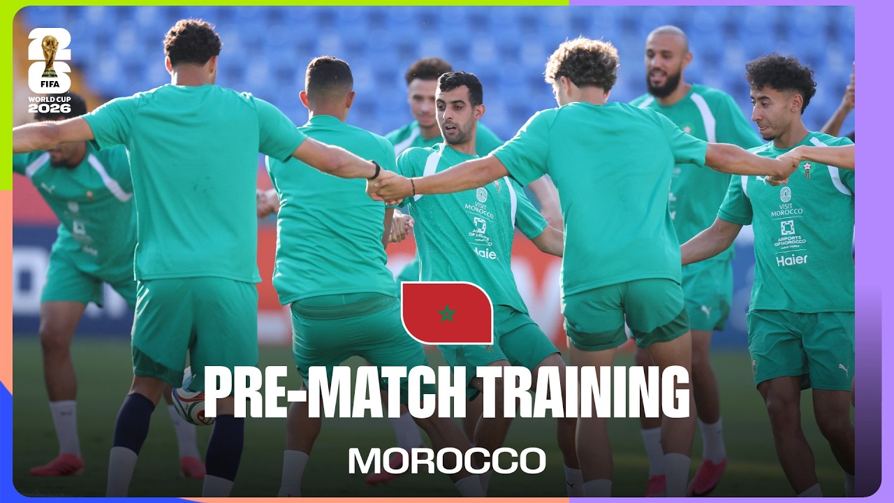 Morocco Train Before Netherlands | FIFA World Cup 2026&trade;