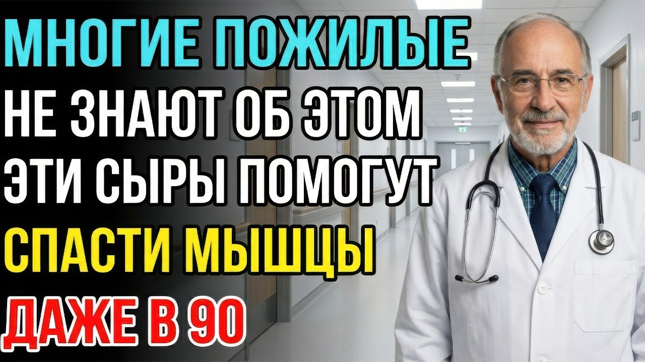 3 вида сыра для здоровья мышц и ног после пятидесяти лет