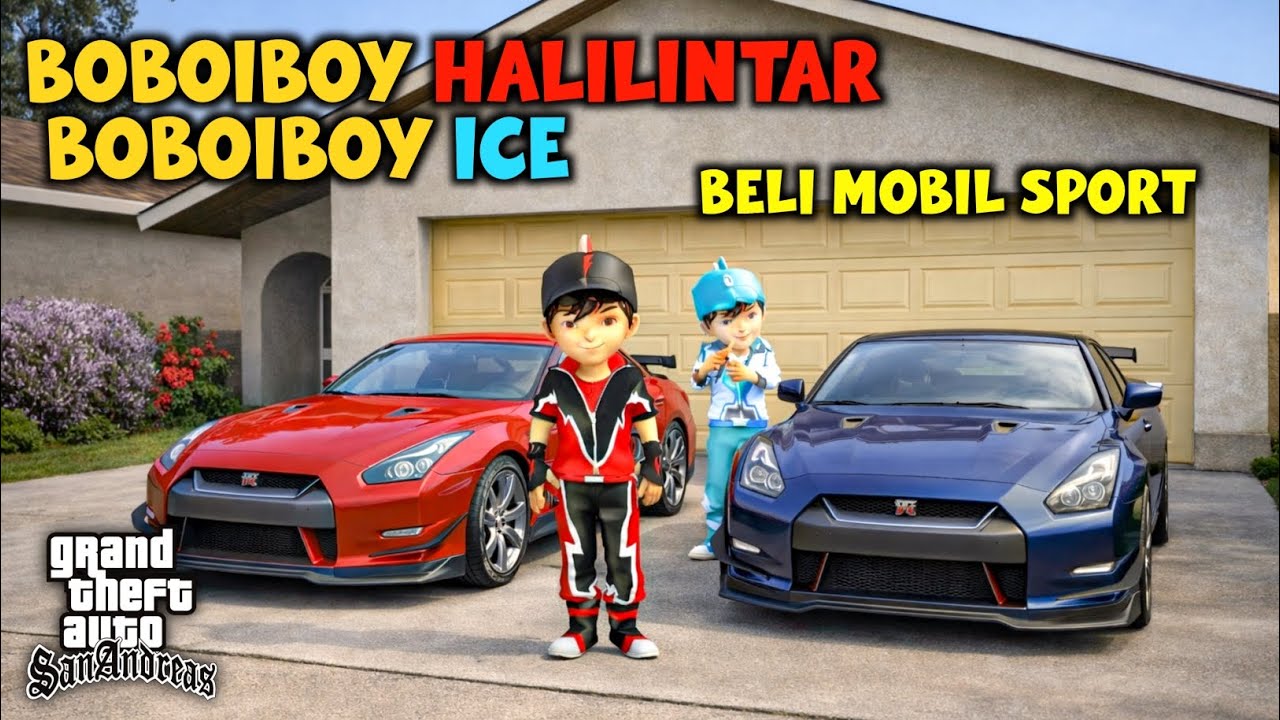 BOBOIBOY HALILINTAR BELI MOBIL BARU 🚗 #gtasa