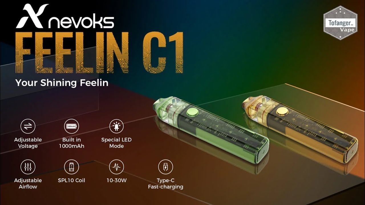NEVOKS FEELIN C1 POD KIT - NEVOKS Vape - SPL-10 Coils - Vape Review - Unboxing