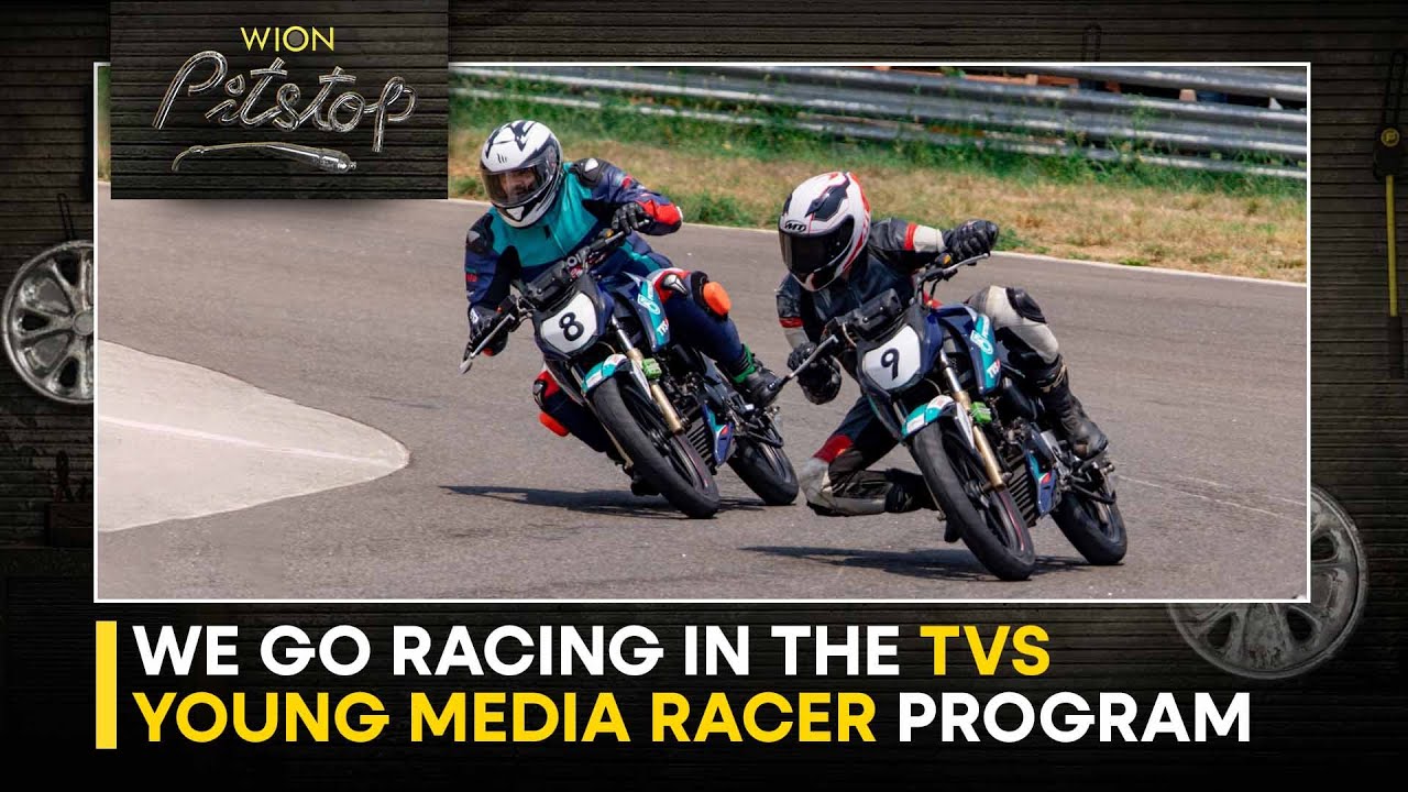 2023 TVS Young Media Racer Program: We race an Apache RTR 200 | WION Pitstop