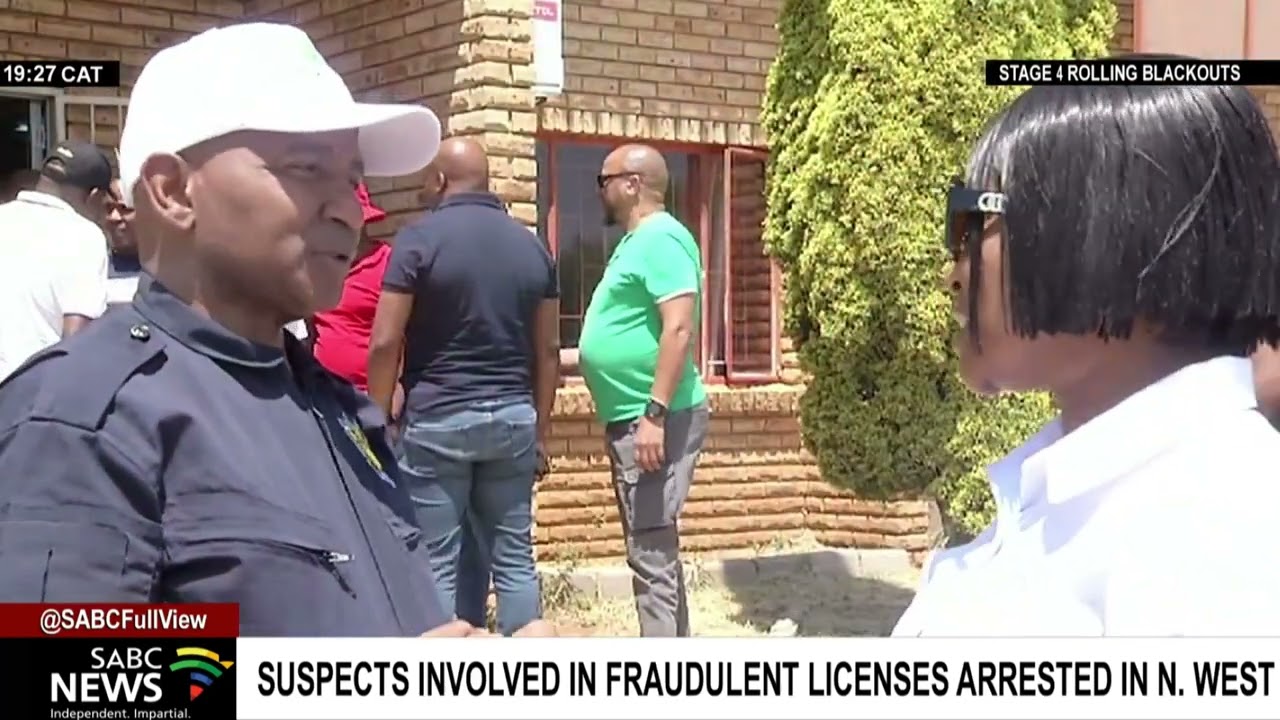 Police arrest 4 suspects involved in fraudulent licences in North West