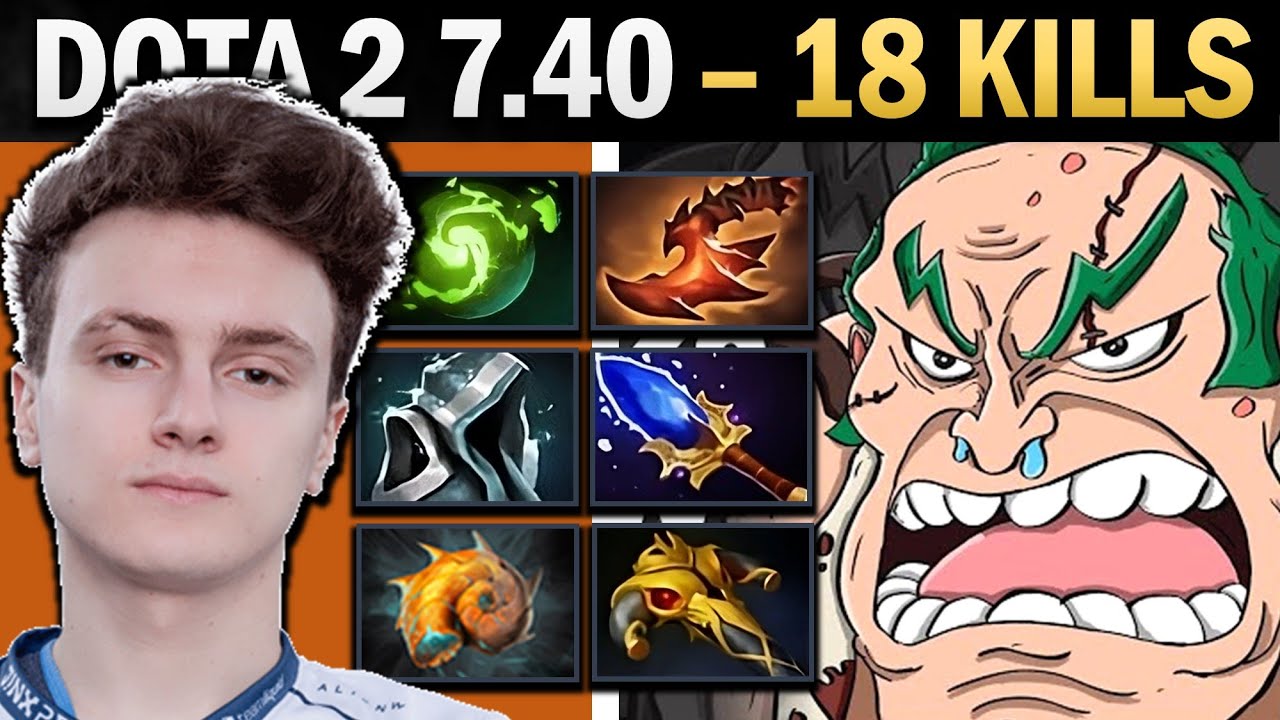 Pudge Pro Mid with Refresher and 23 Kills - Gameplay Dota 2