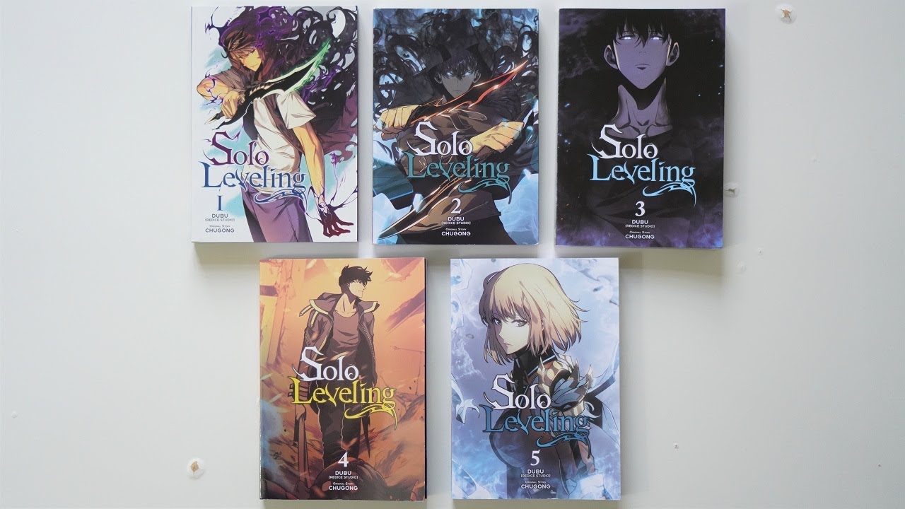 Solo Leveling Manhwa Volumes 1 to 5, Unboxing