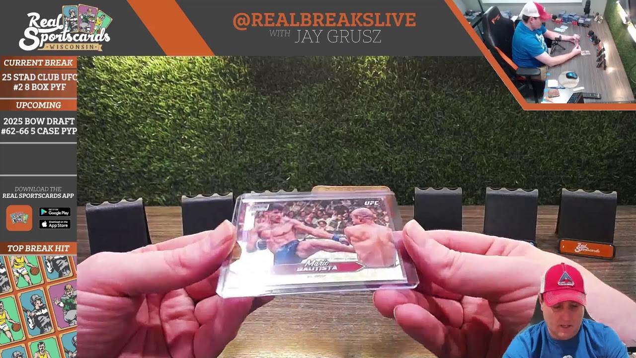 2025 Topps UFC Stadium Club #2 8-Box Pick Your Fighter (1/23/26)