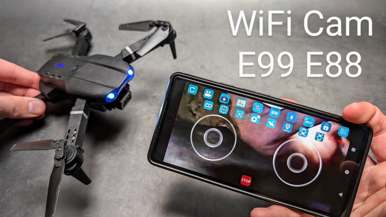 Приложение WiFi Cam для дронов E99 и E88 &mdash; как записывать видео, делать снимки и управлять камеро...