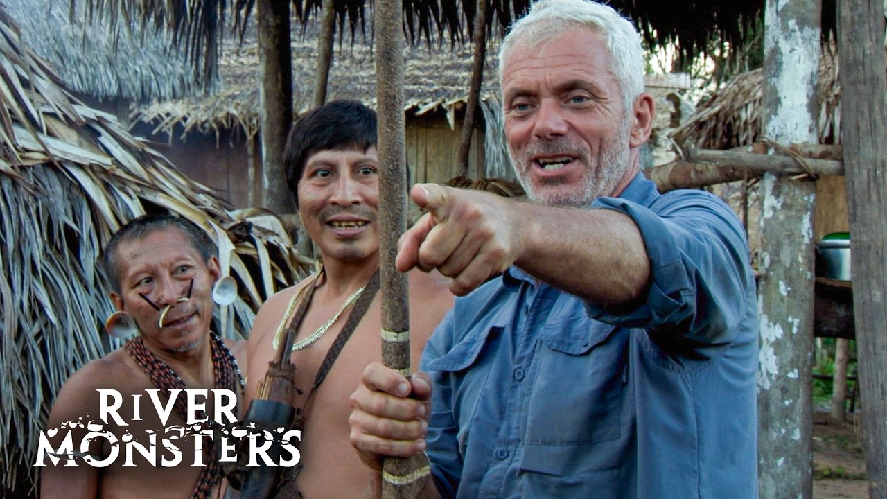 Jeremy Wade Learns How Tribes HUNT CAIMAN with Poison Darts | River Monsters
