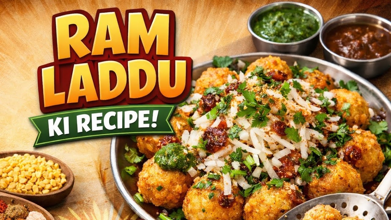 Crispy & Tangy Ram Laddu Recipe at Home | Street Food Style | Mridula’s Kitchen