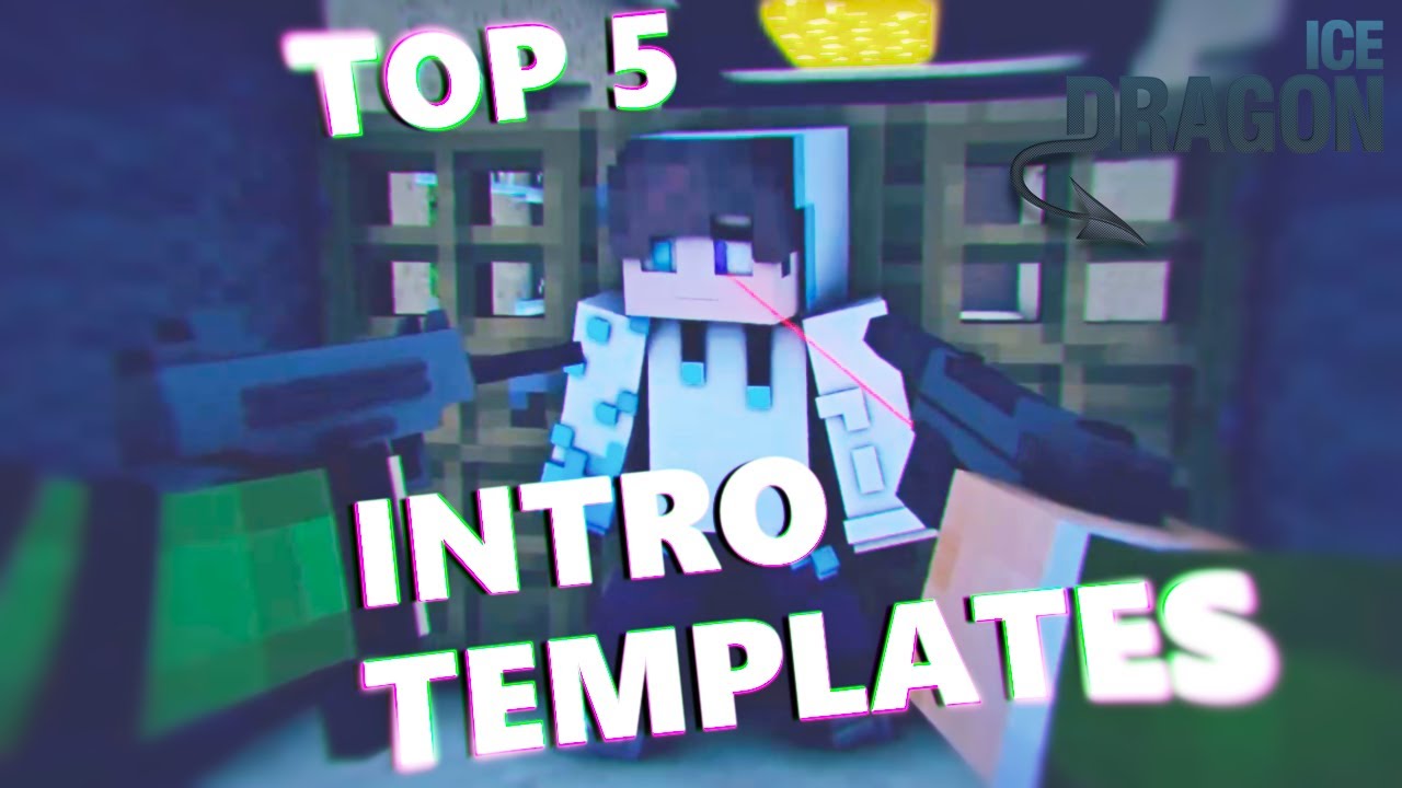 TOP 5 INTRO TEMPLATES [ MINE IMATOR / CINEMA4D ] MINECRAFT ANIMATIONS